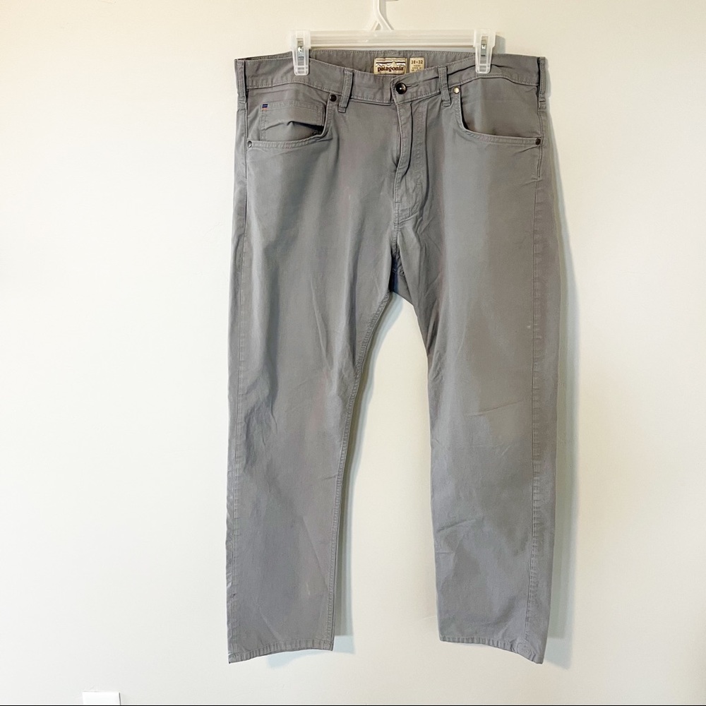 Patagonia worn wear gray straight leg pant 38x32 (actual 30)